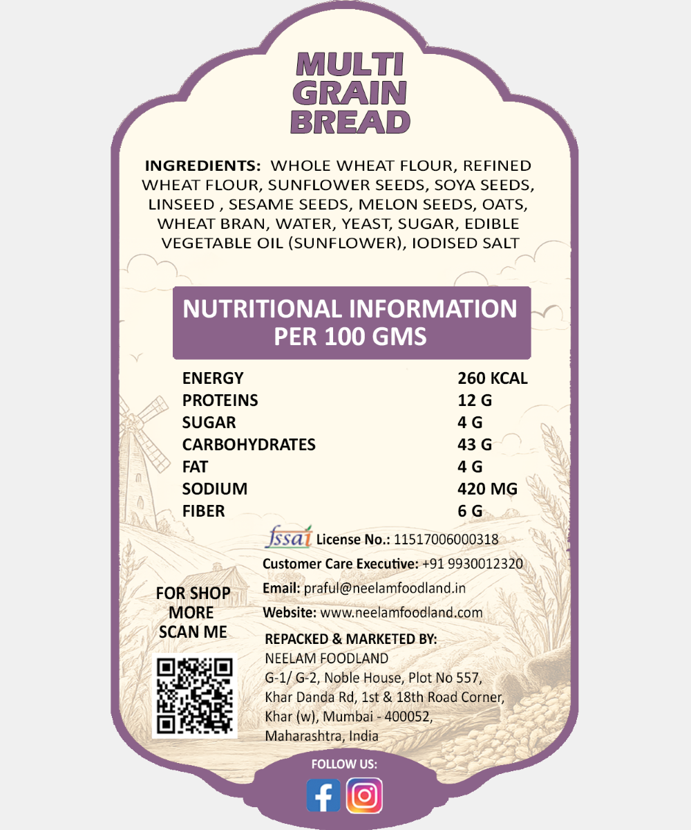 Multigrain Bread 400 Gm