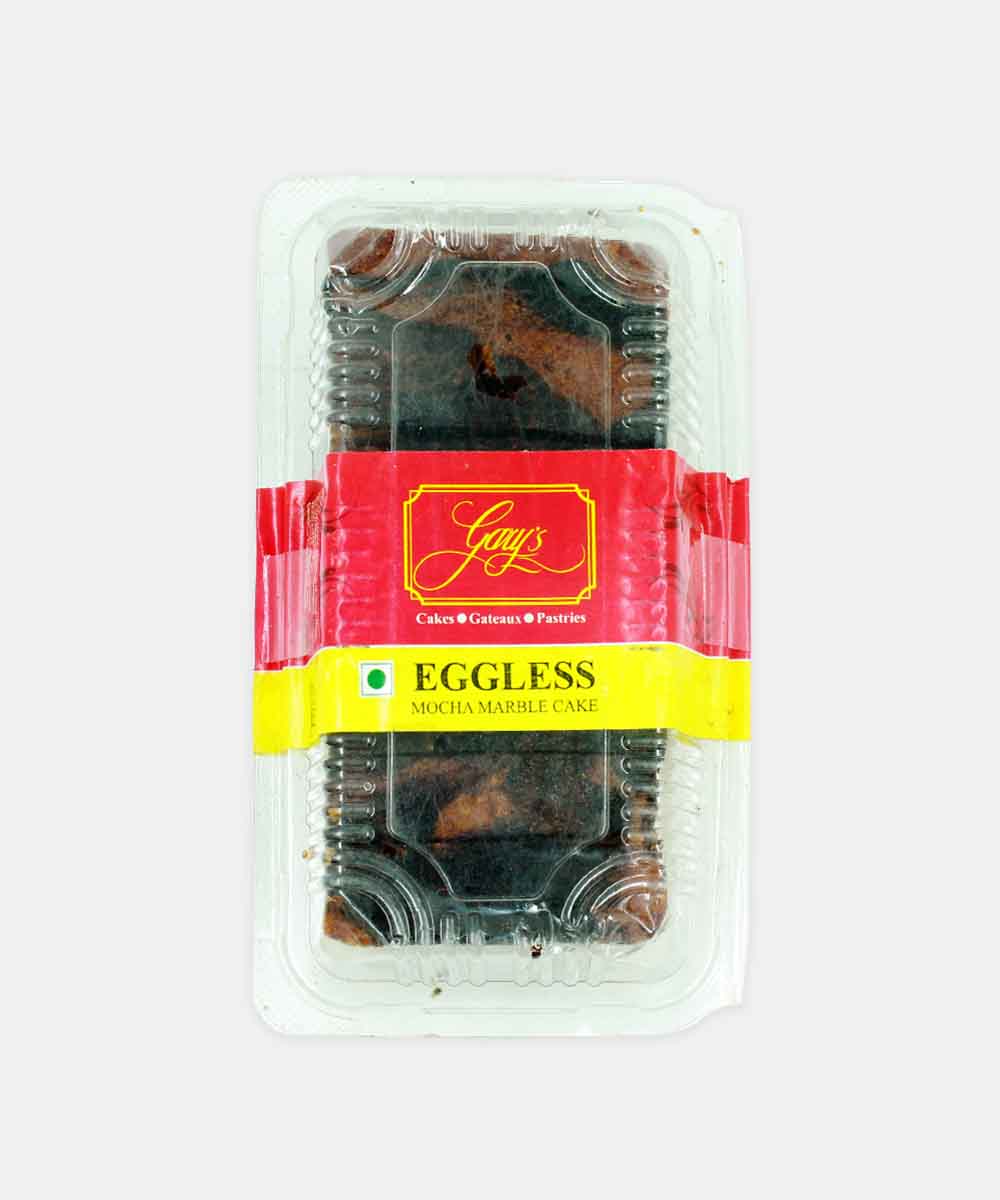 Garys Eggless Mocha Marble Cakes 250 Gm