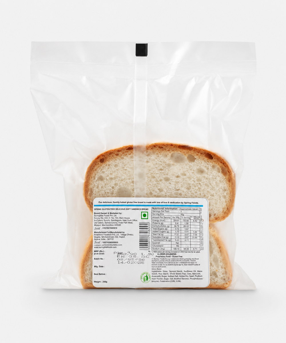 Spring Soft Sandwich Gluten Free