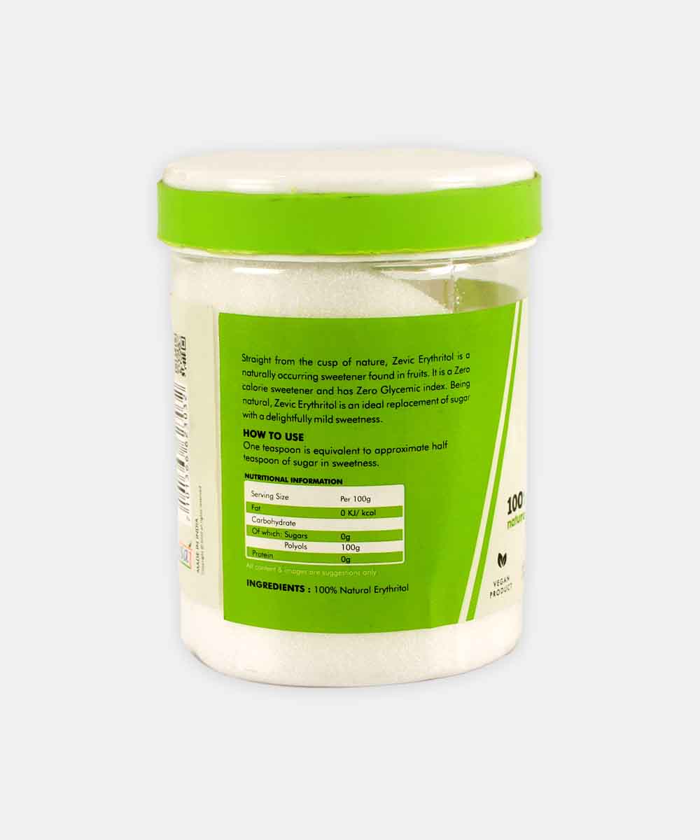 Zevic Erythritol Sugar Free 300 Gm