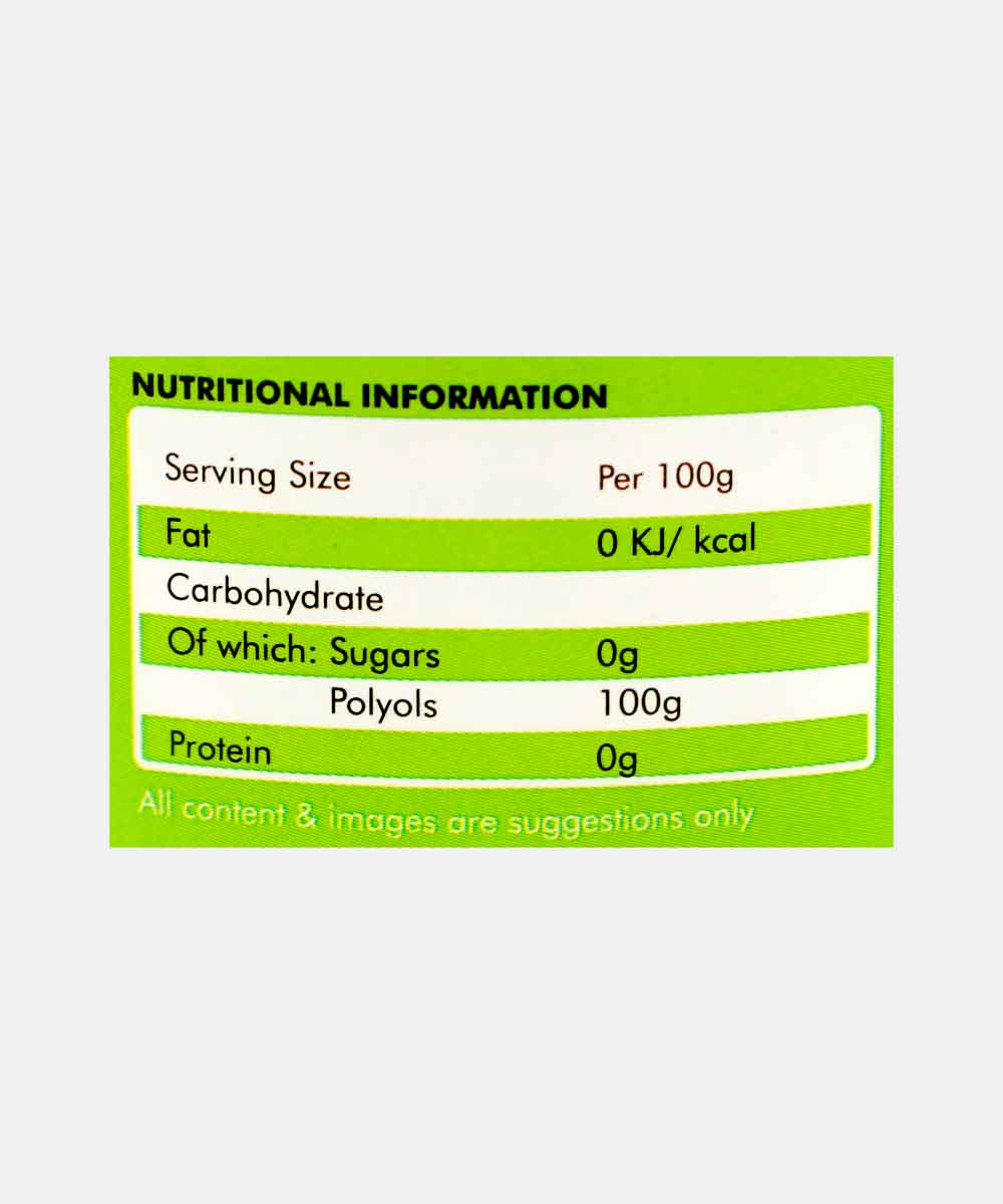 Zevic Erythritol Sugar Free 300 Gm
