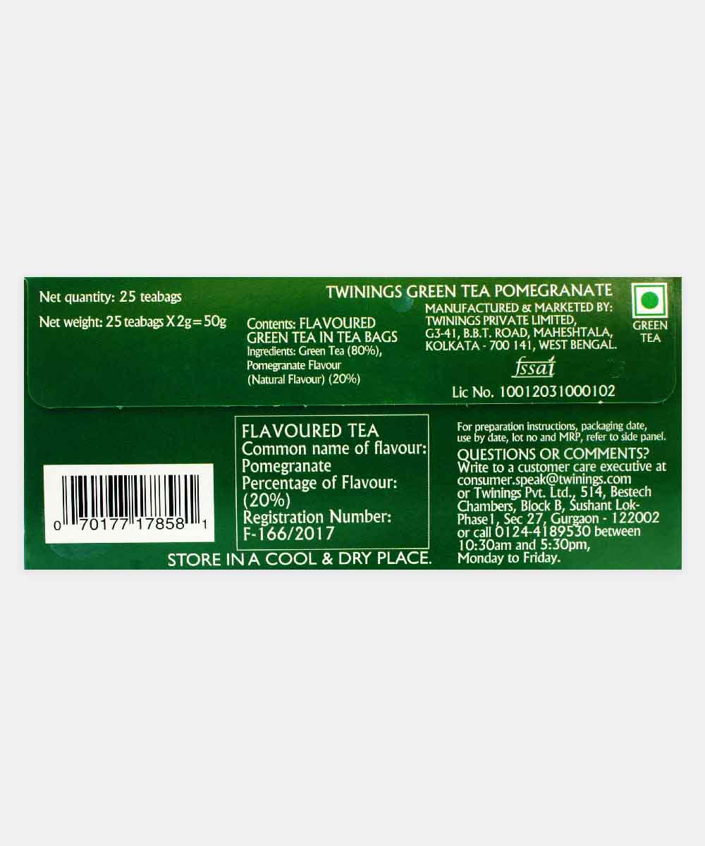 Twinings Pomegranate Green Tea 25 Bag