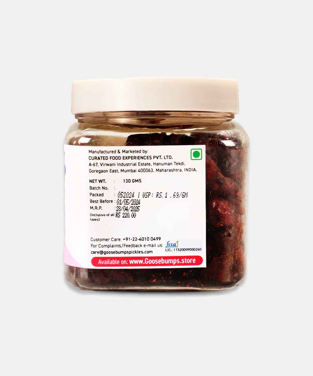 Goosebumps Fruit Snacks Masala Cranberries 130 Gm
