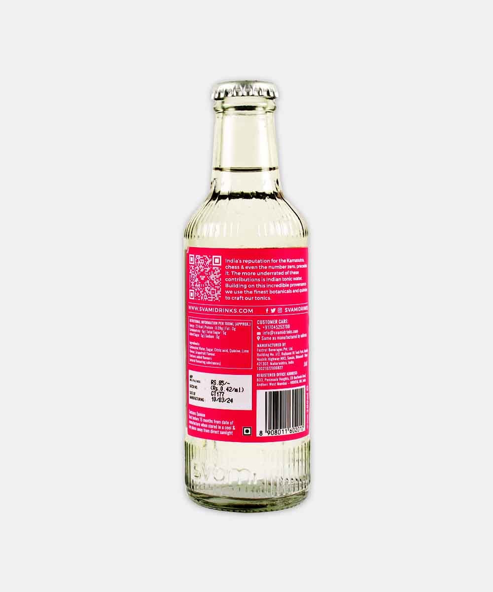 Svami Graperuit Tonic Water 200 Ml