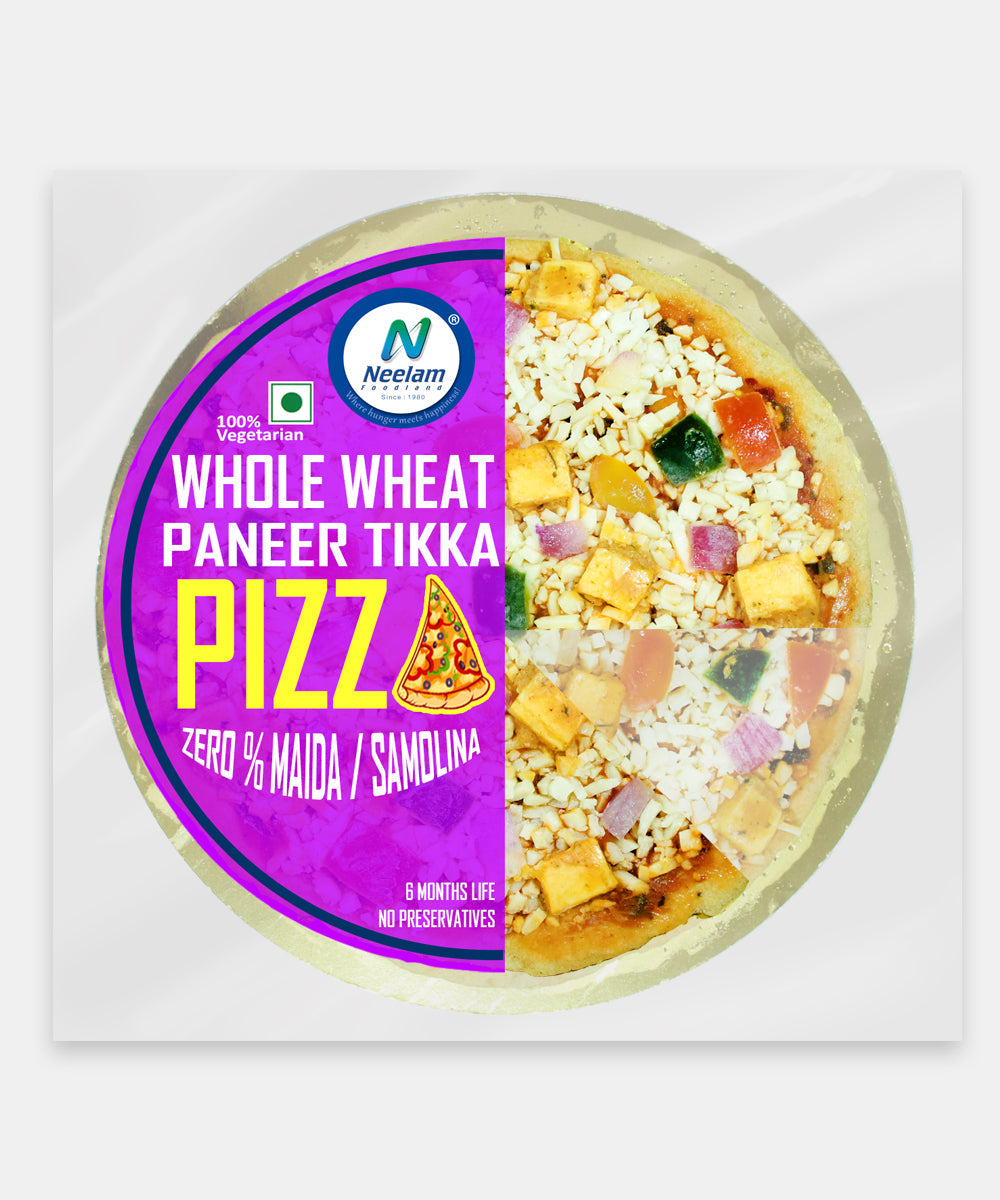 Hand Tossed Paneer Tikka Pizza 1 Pc