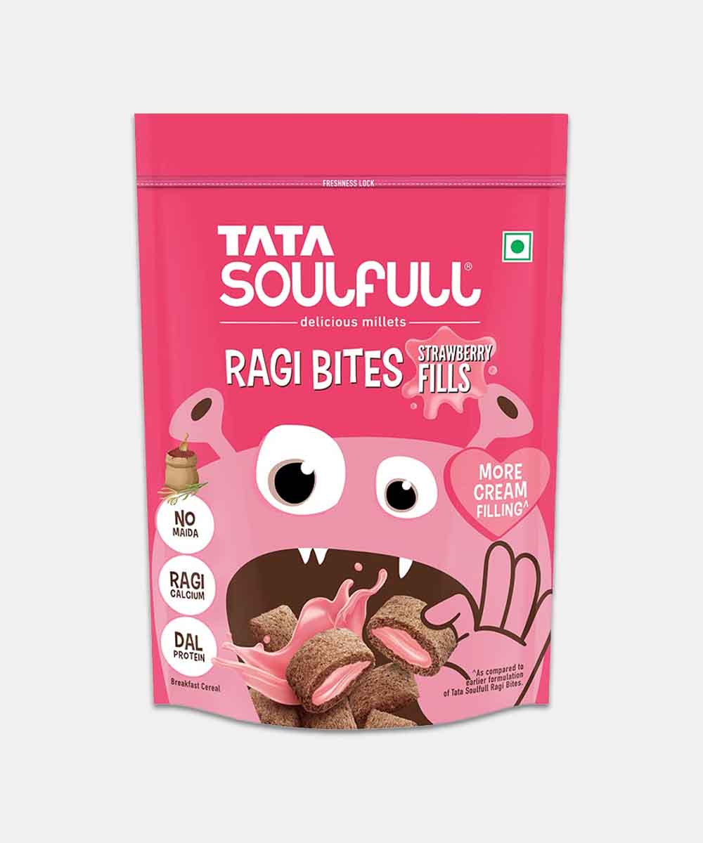 Soul Full Strawberry Fills Ragi Bites 250 Gm