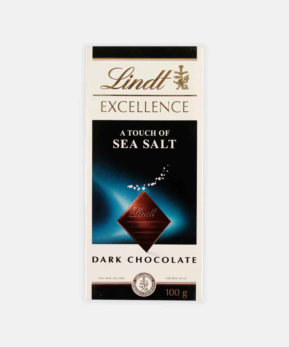 Lindt Sea Salt Dark Chocolate 100 Gm