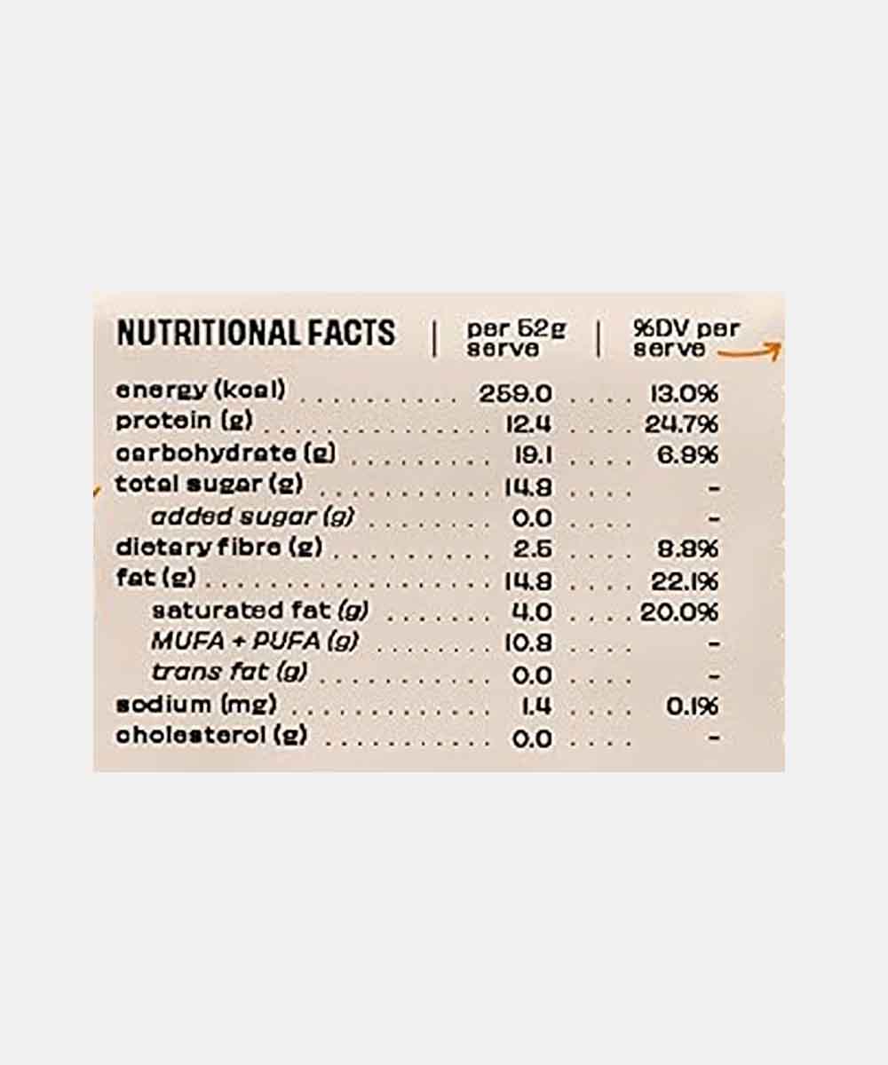 The Whole Truth Peanut Butter Bar 52 Gm