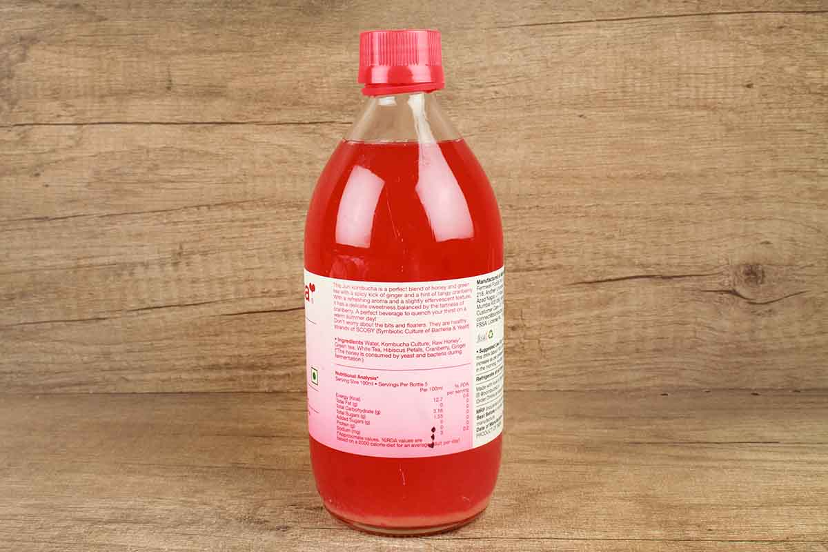 Bombucha Jun Ginger Cranberry Tea 500 Ml