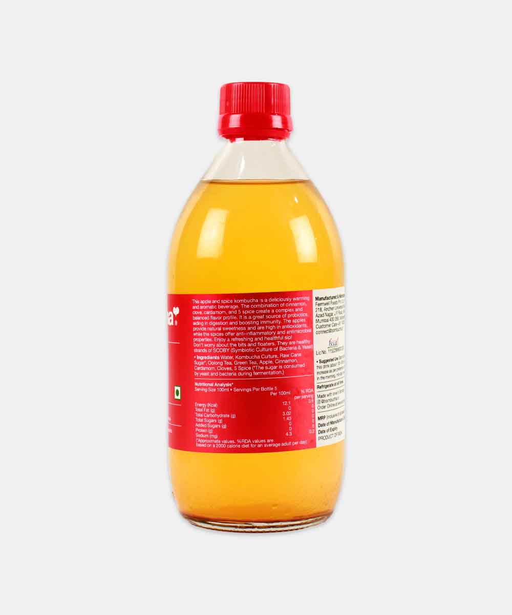 Bombucha Apple Spice Tea 500 Ml
