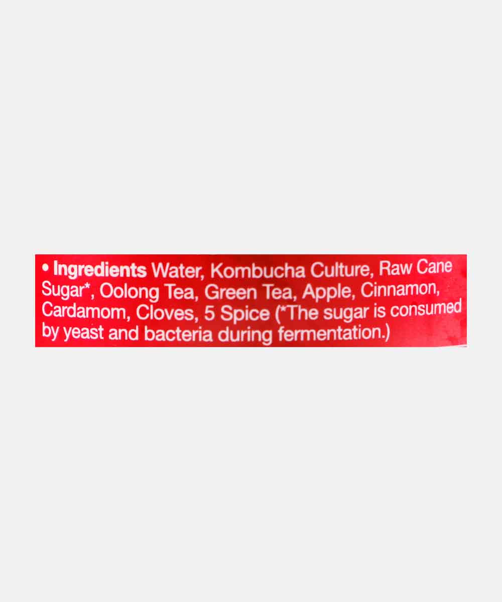 Bombucha Apple Spice Tea 500 Ml
