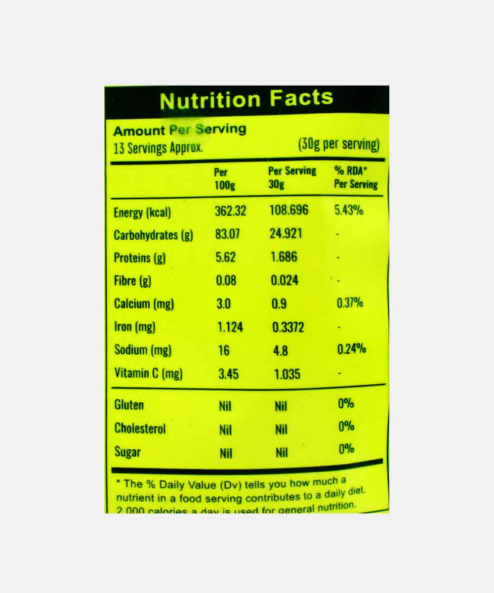 Mystique Kadhali Gluten Free Raw Banana Flour 400 Gm