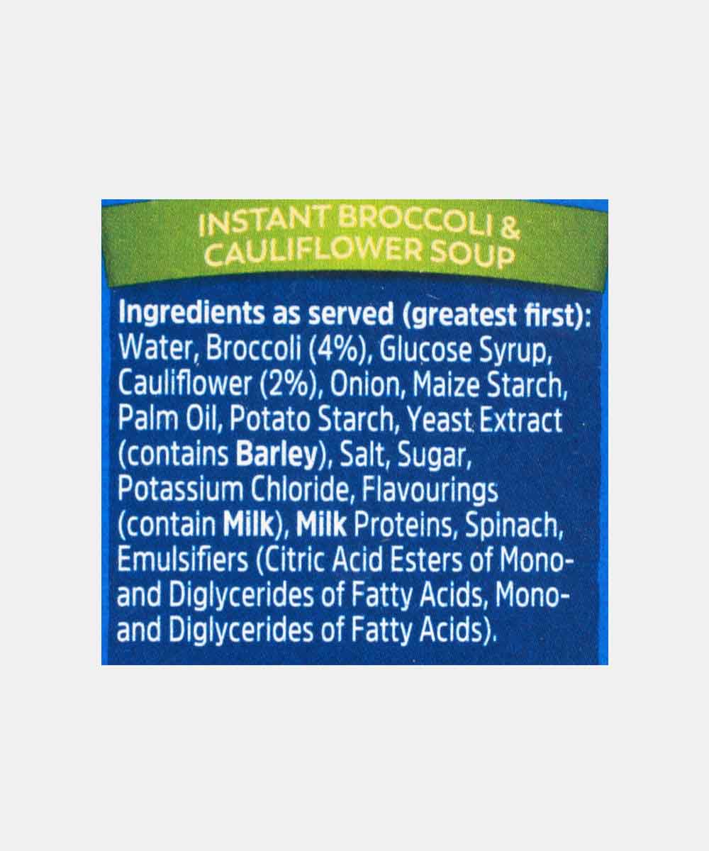 Batchelors Broccoli & Cauliflower Soup 101 Gm