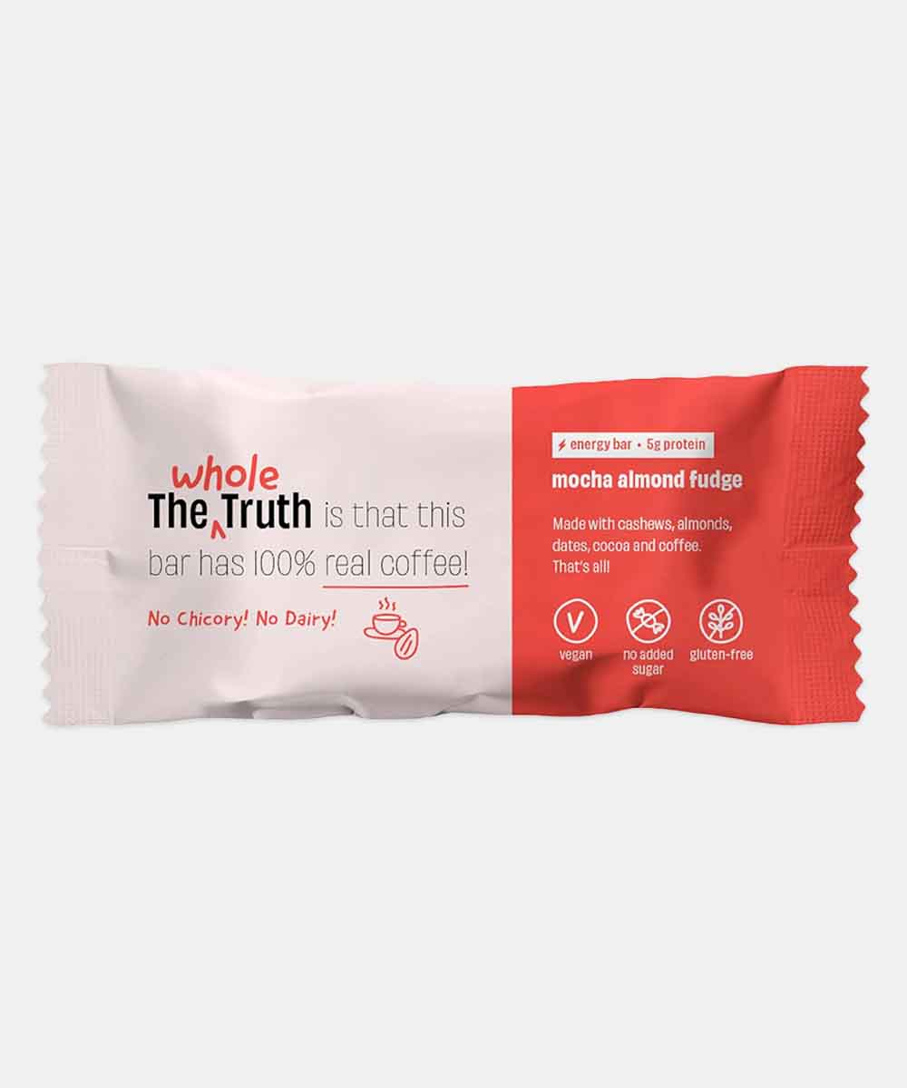 The Whole Truth Mocha Almond Fudge Bar 40 Gm