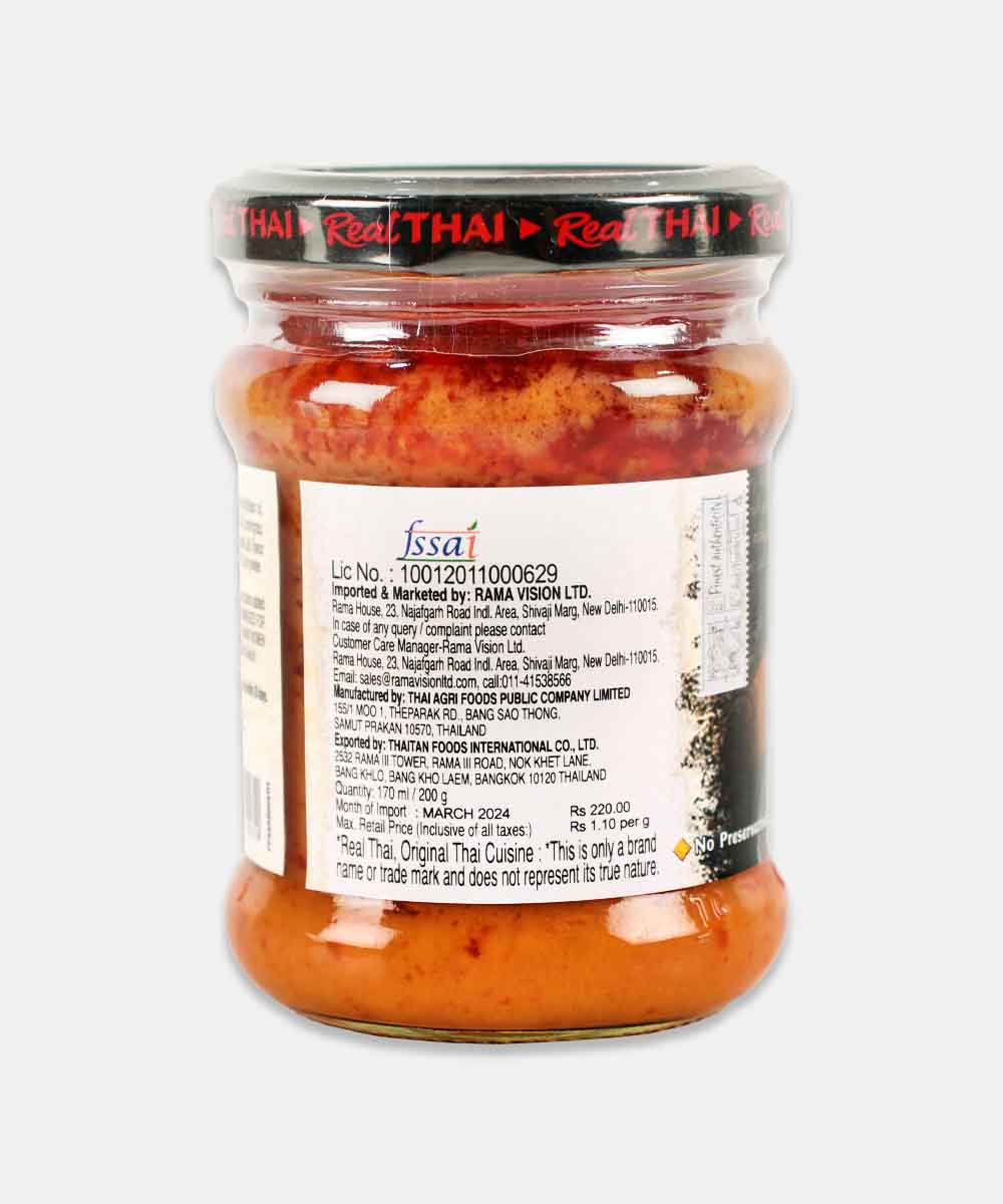 Real Thai Peanut Satay Sauce 170 Ml 200 Gm