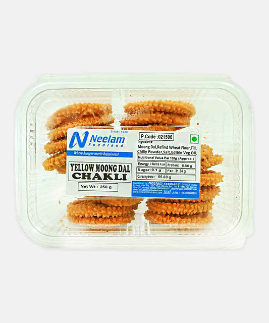 Yellow Moong Dal Chakli 250 Gm