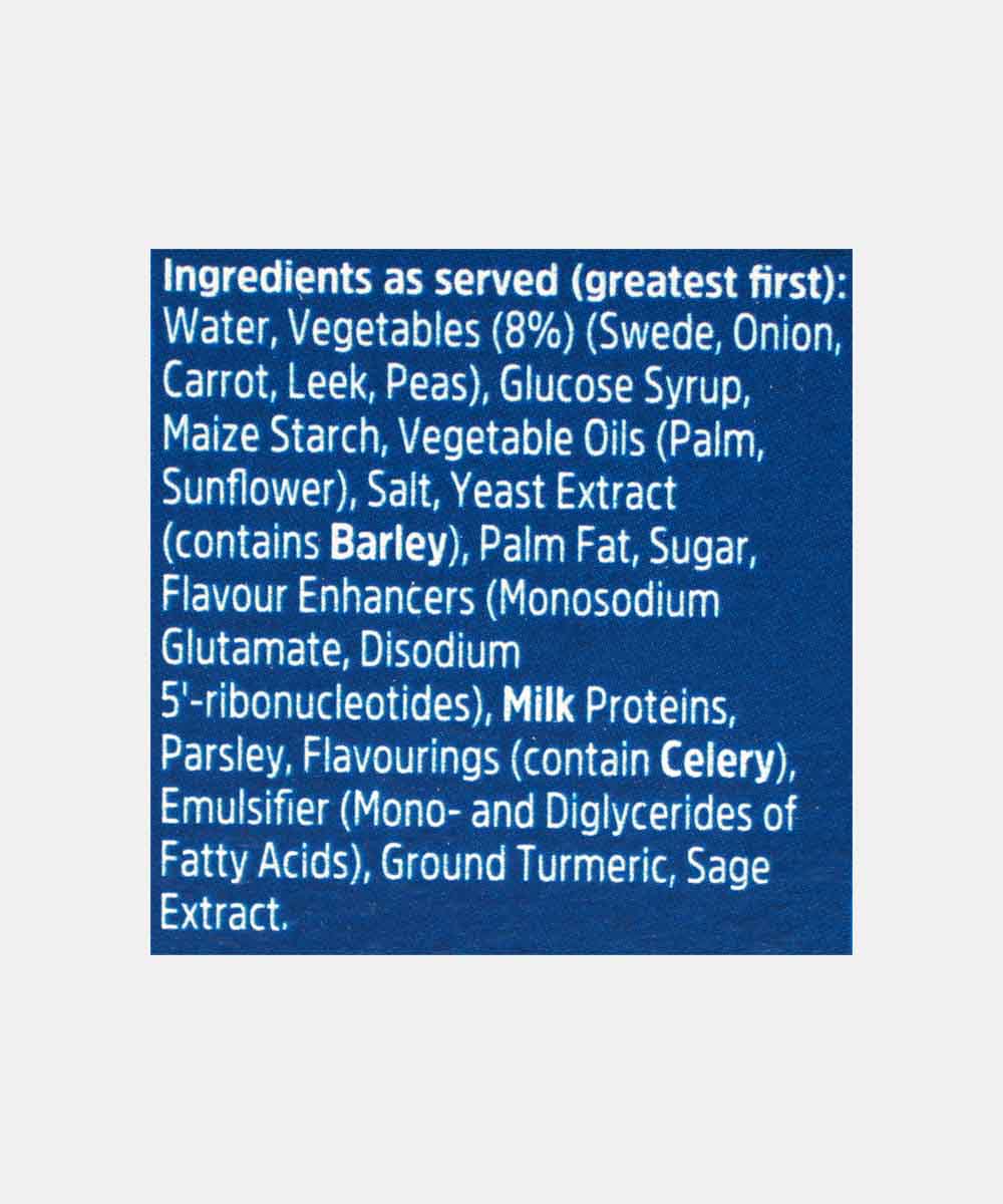 Batchelors Golden Vegetable Cupa Soup 82 Gm