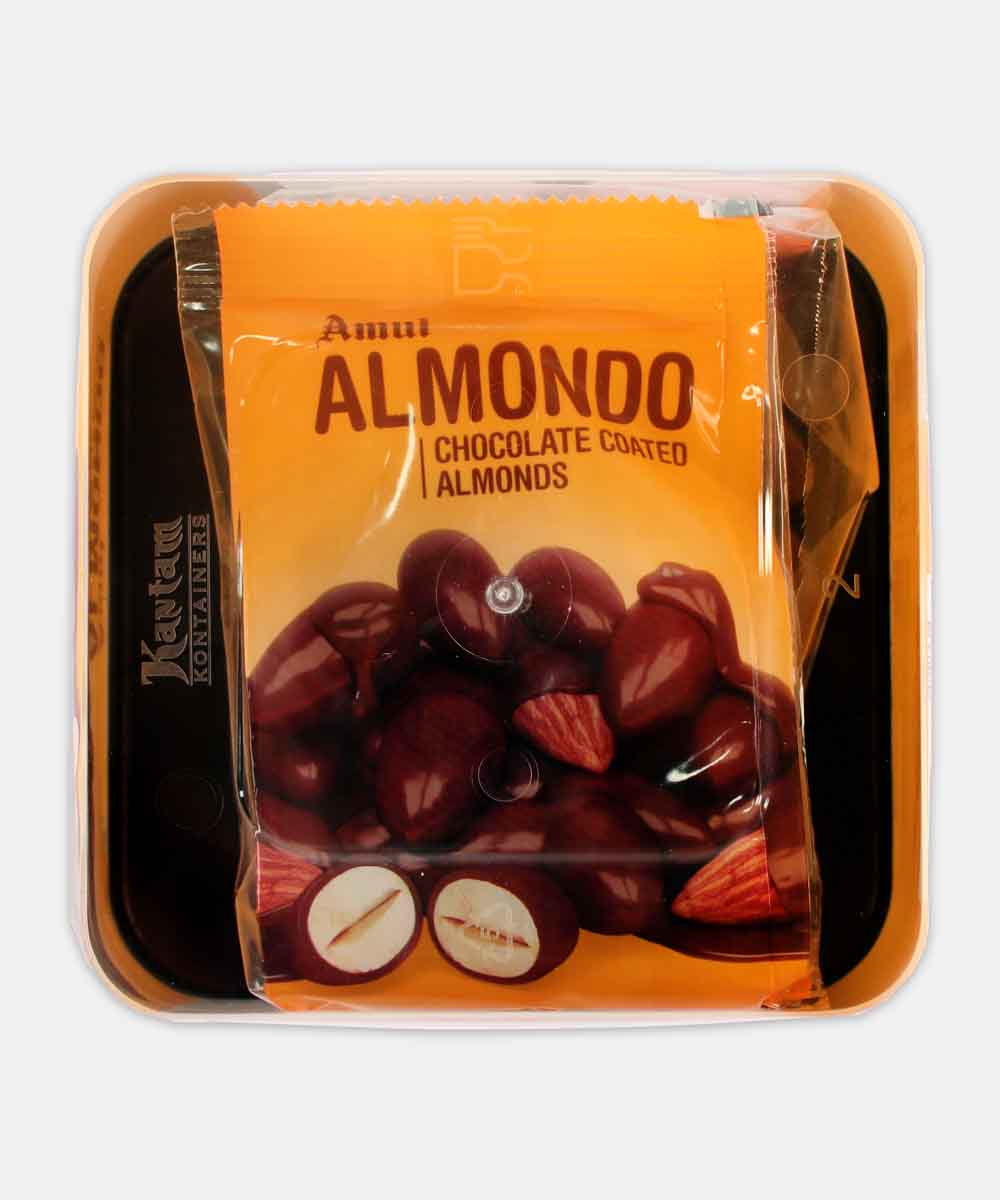 Amul Almondo Chocolate Coated Almonds 200 Gm