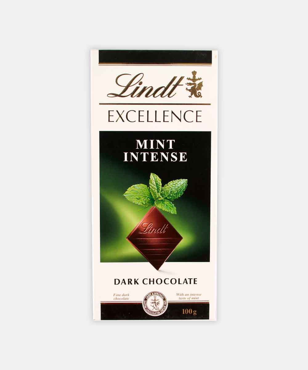 Lindt Excellence Mint Intense Dark Chocolate 100 Gm
