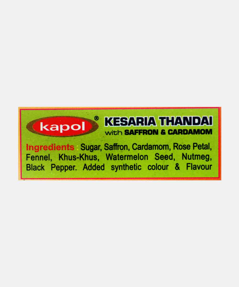 Kapol Kesaria Thandai With Saffron And Cardamom Masala Powder 50 Gm