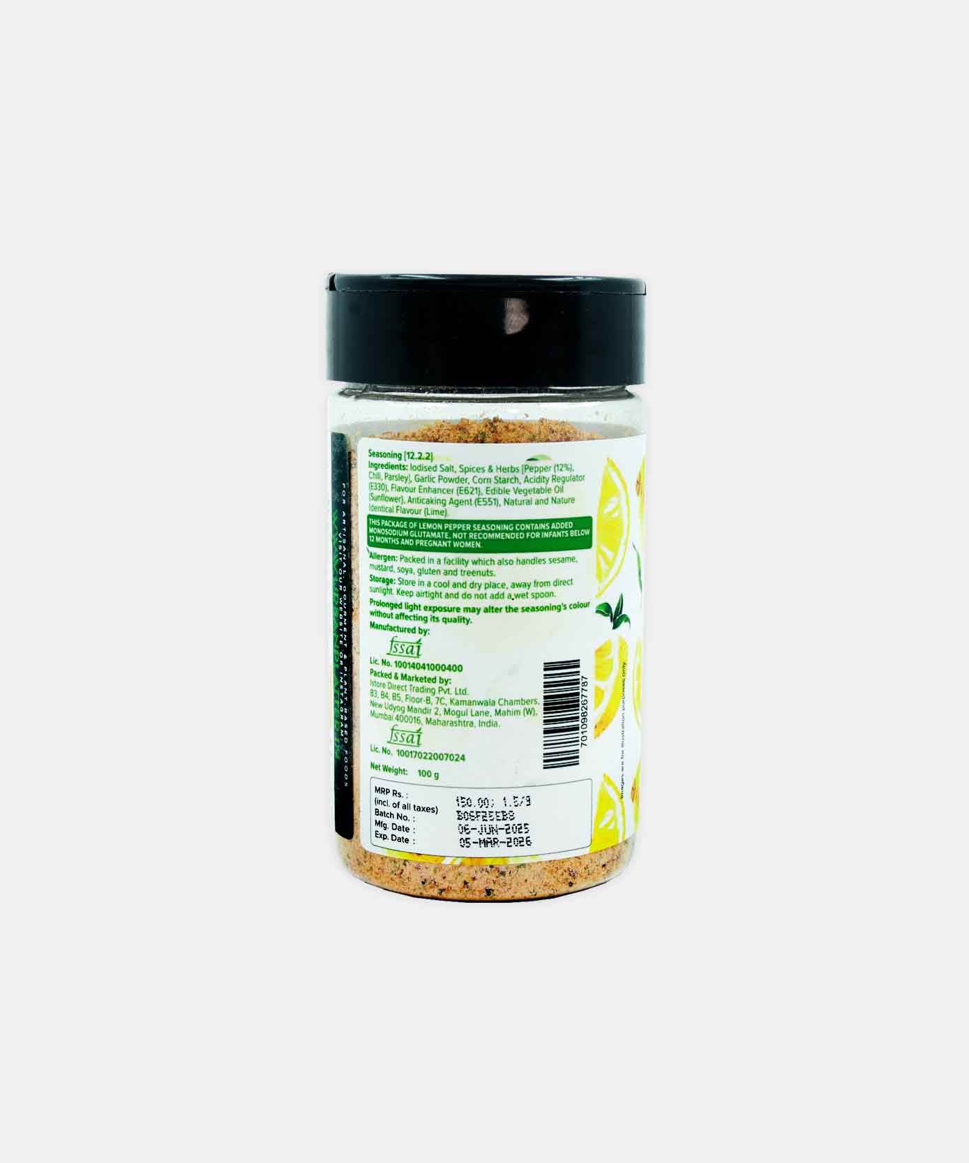 Urban Platter Lemon Pepper Seasoning 100 Gm
