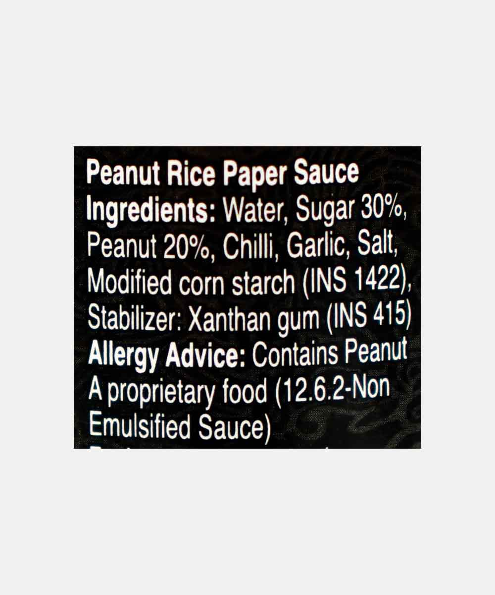 Real Thai Peanut Rice Paper Sauce 185 Ml