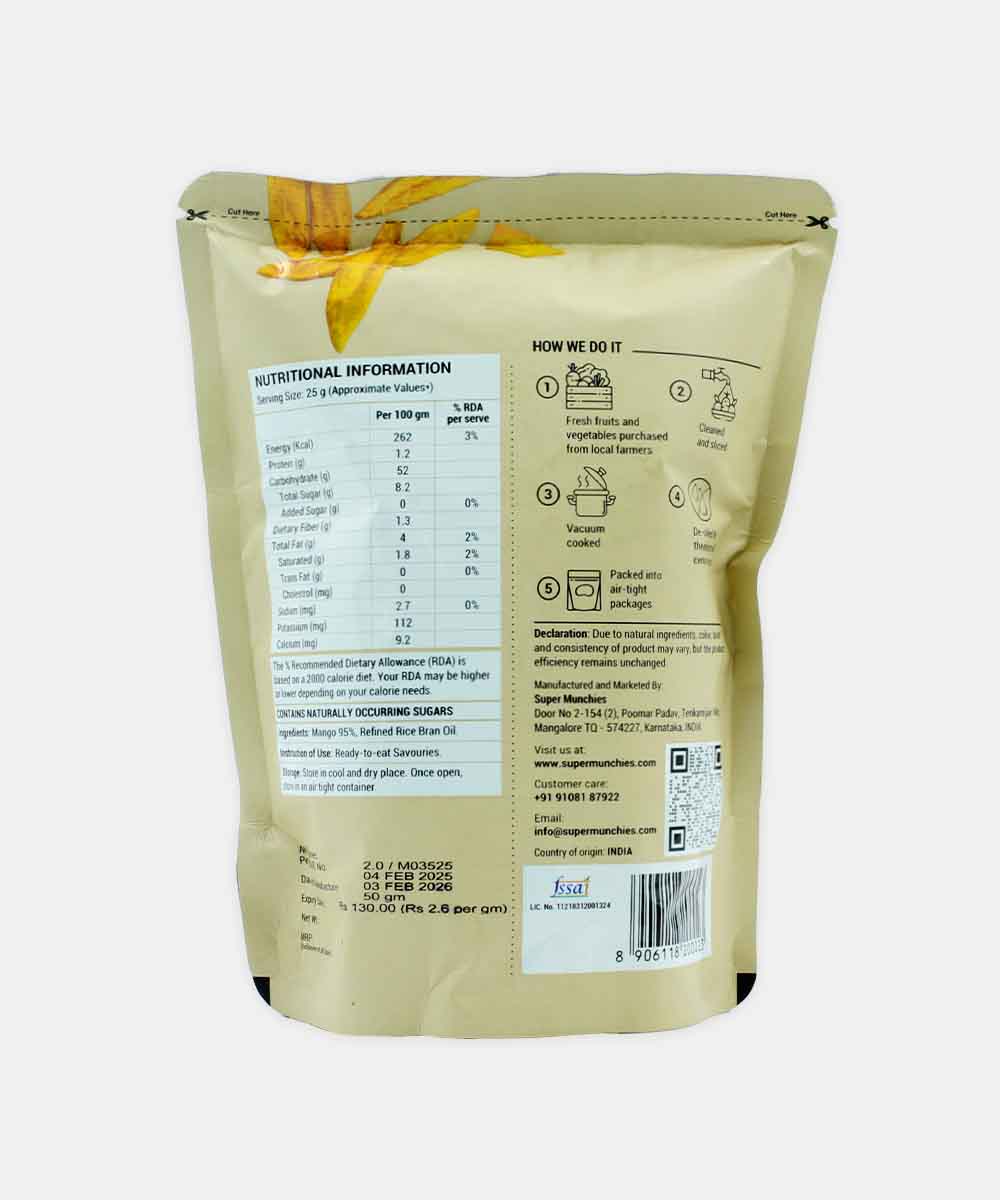 Super Munchies Mango Chips 50 Gm