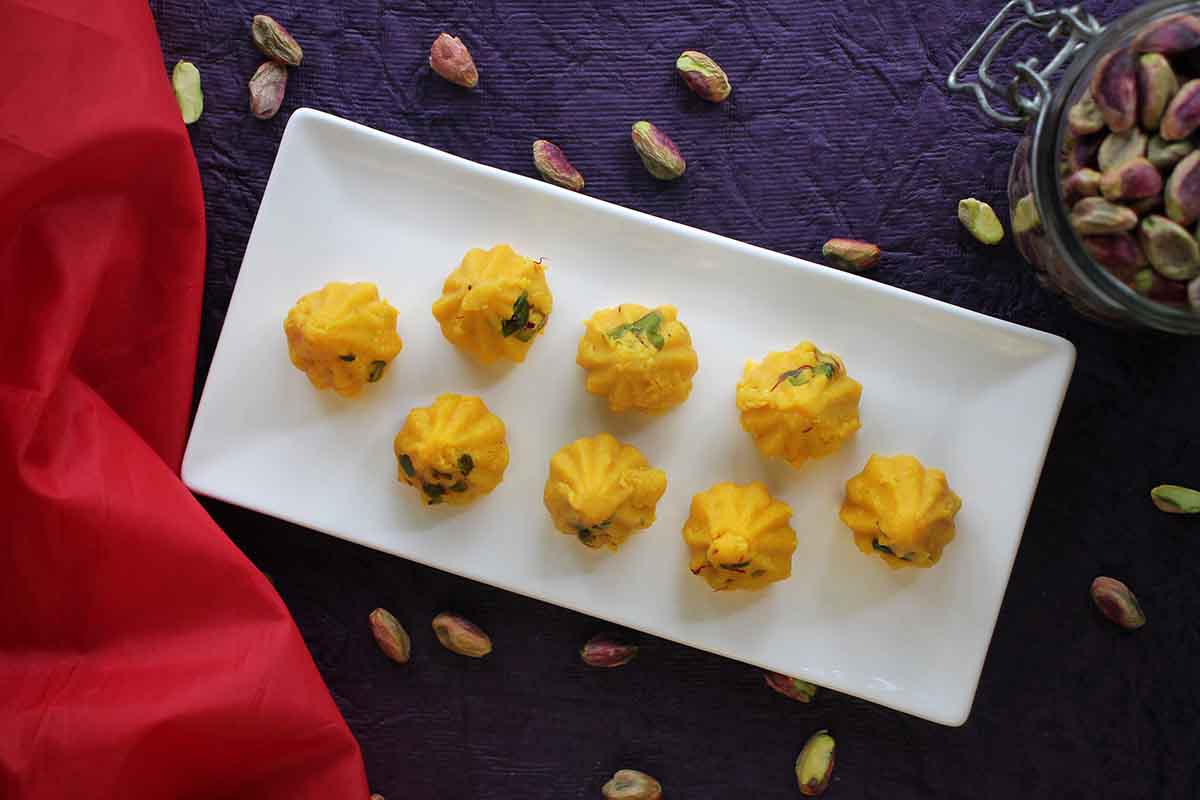 Kesar Milk Modak 250 Gm