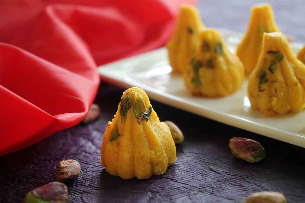 Kesar Milk Modak 250 Gm