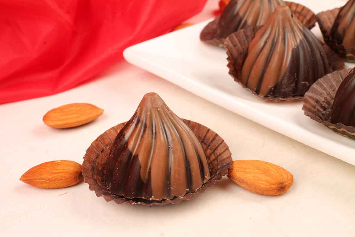 Chocolate Dry Fruit Modak 250 Gm