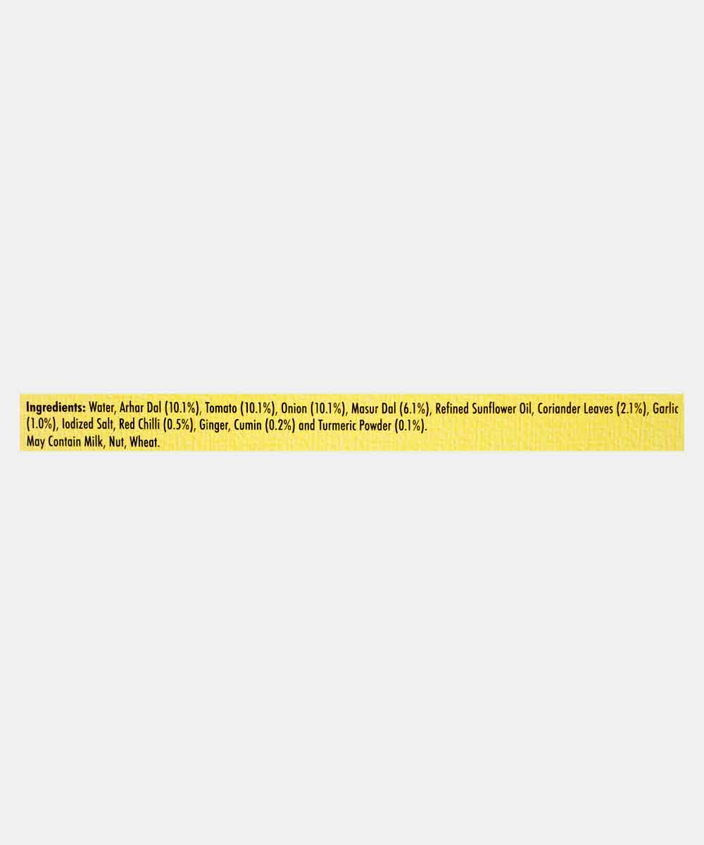 Kitchens Of India Yellow Dal Tadka Heat & Eat 285 Gm