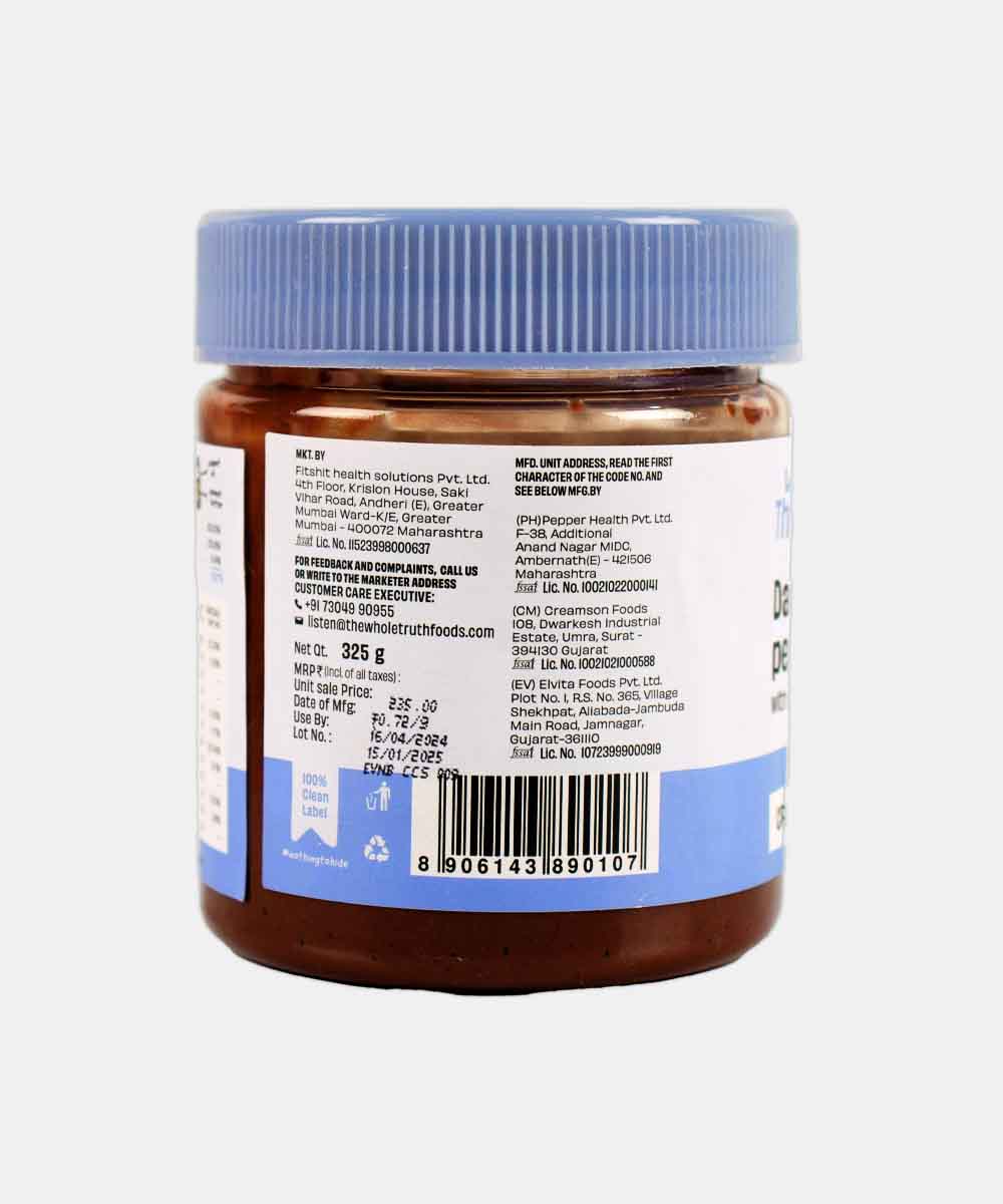 The Whole Truth Dark Chocolate Peanut Butter Creamy 325 Gm