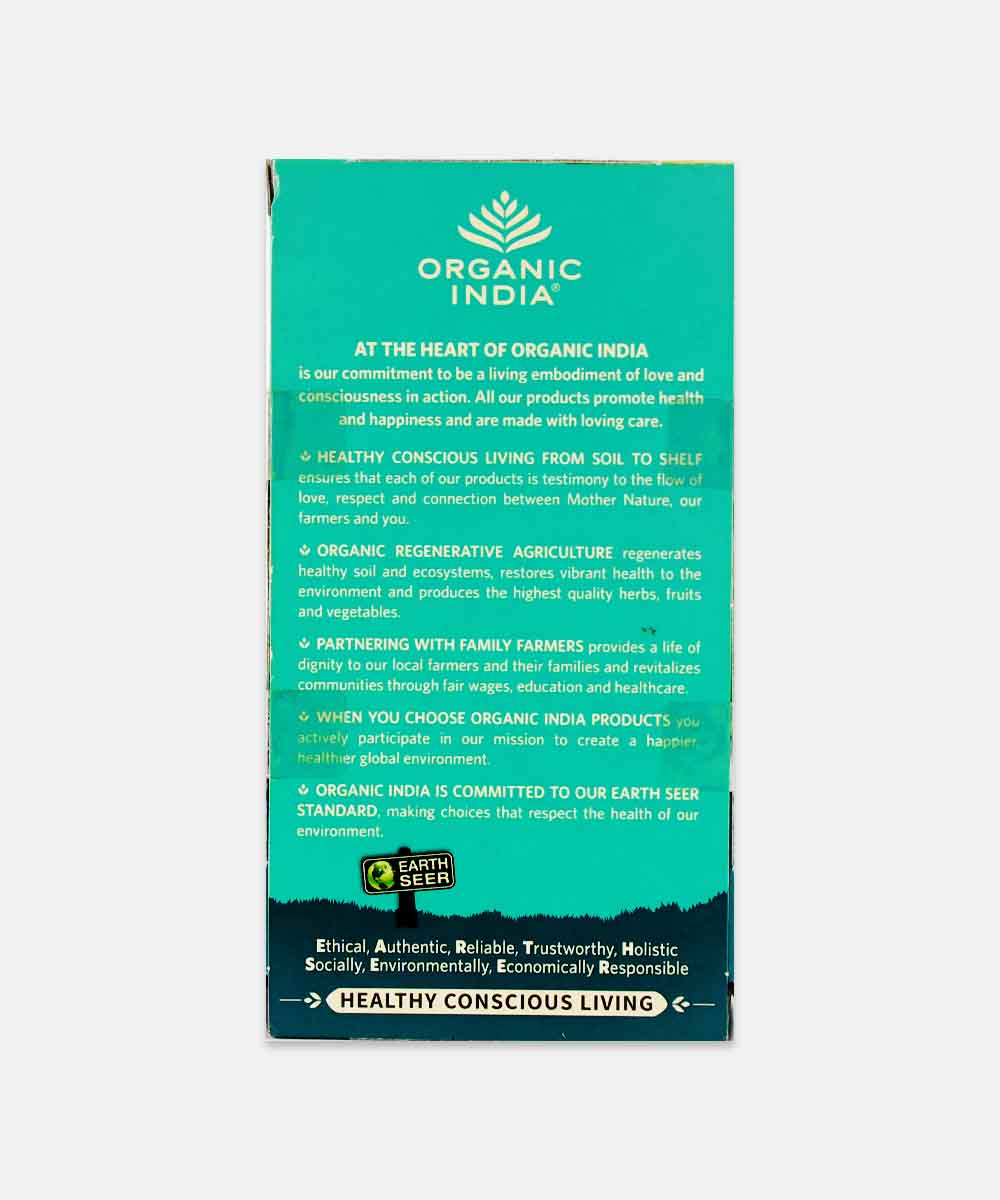 Organic India Tulsi Detox Kahwa Tea 62.5 Gm (25 Tea Bags)
