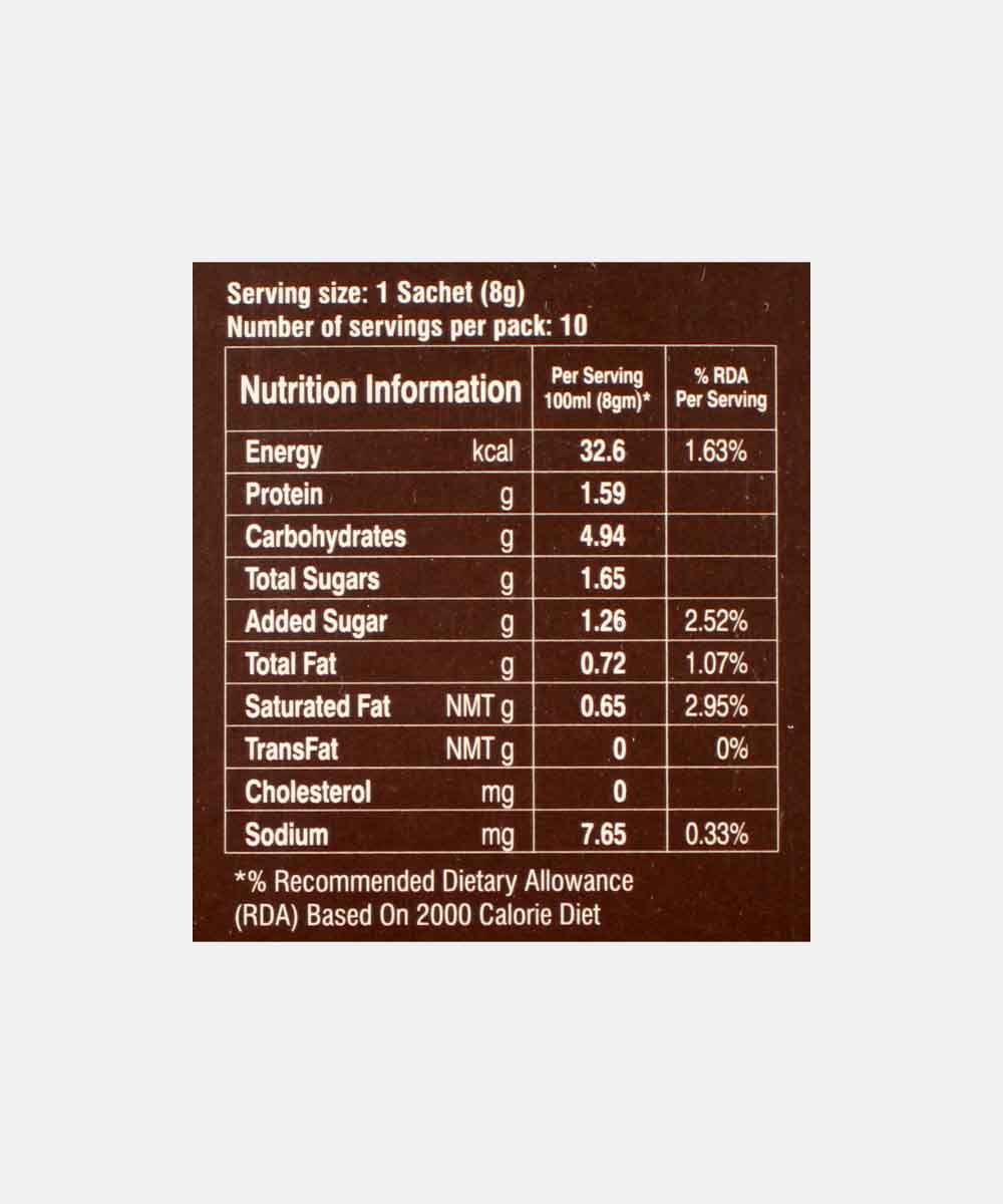 Girnar 3 In 1 Instant Premix Coffee Low Sugar 10 Sachets