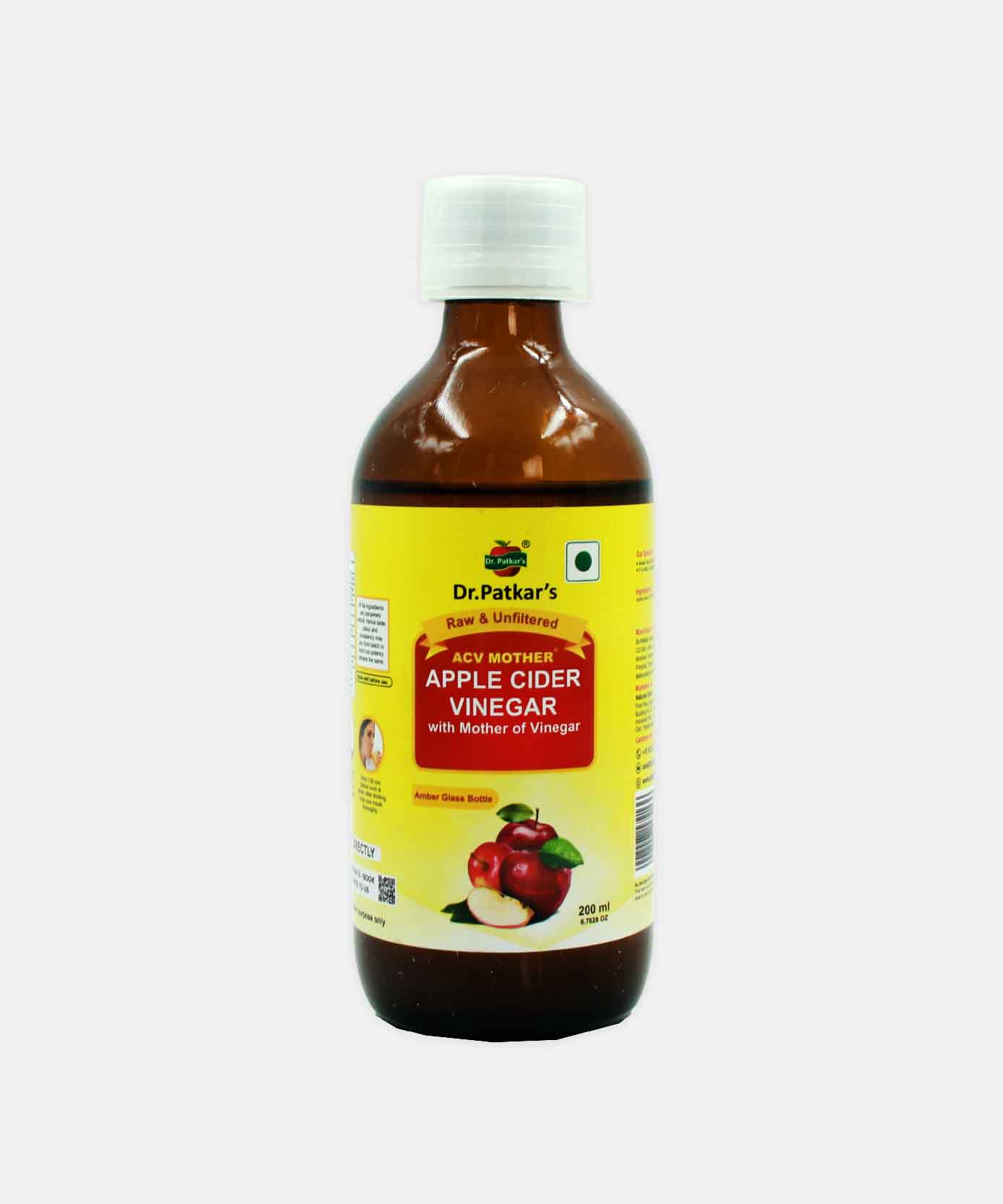 Dr Patkars Apple Cider Vinegar With Mother 200 Ml