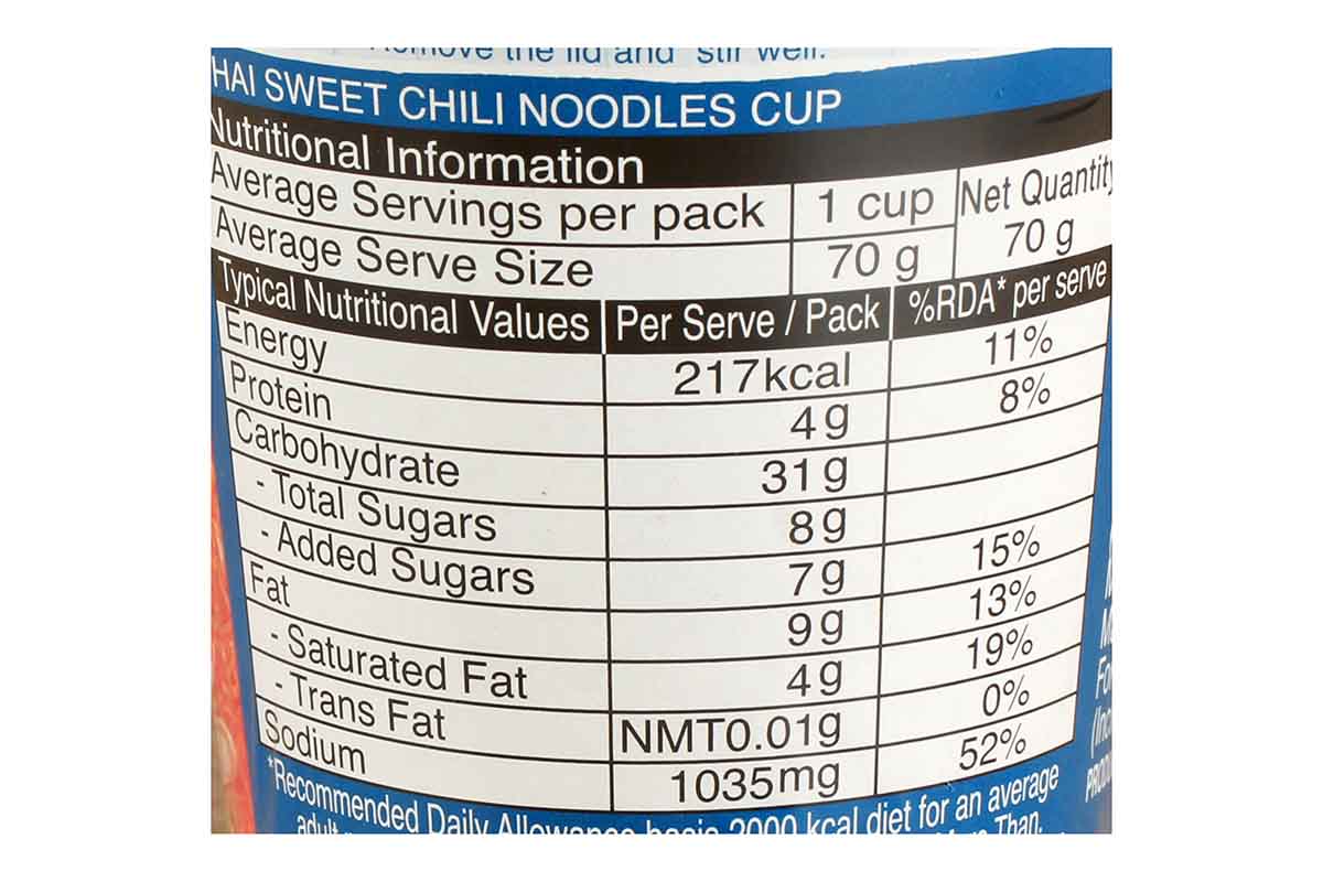 Blue Dragon Thai Sweet Chilli Noodles 70 Gm