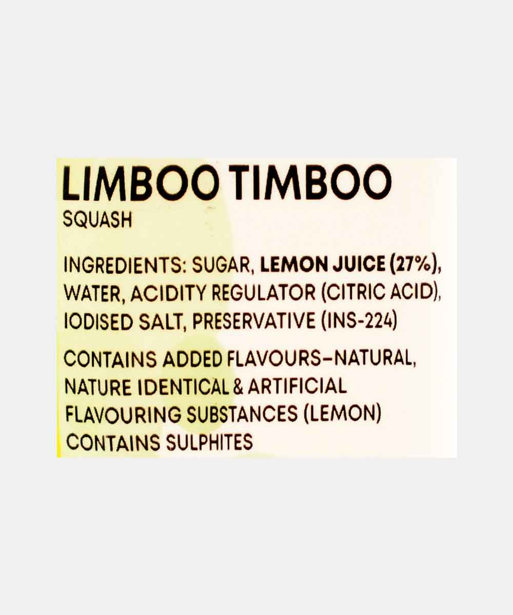 Mapro Limboo Timboo Lemon Squash 750 Ml