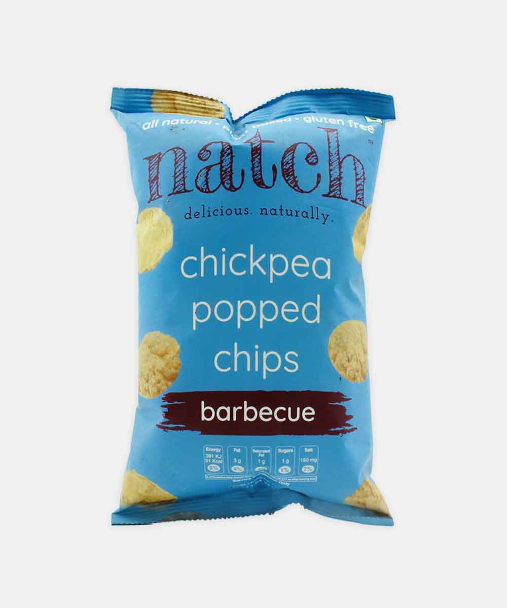 Natch Barbecue Chickpea Popped Chips 55 Gm