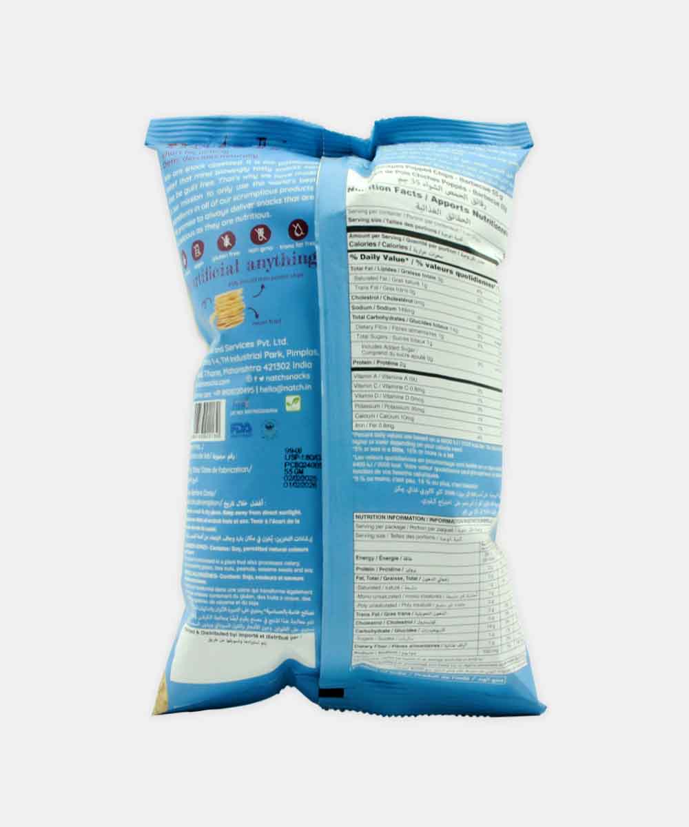 Natch Barbecue Chickpea Popped Chips 55 Gm