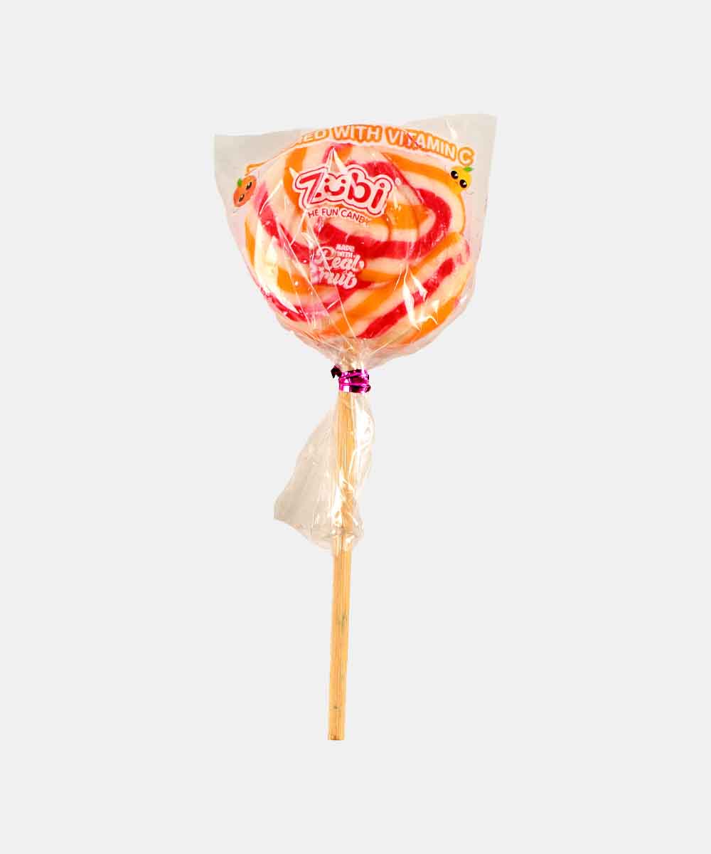 Zubi Orange Burst Candy Lollypop 30 Gm