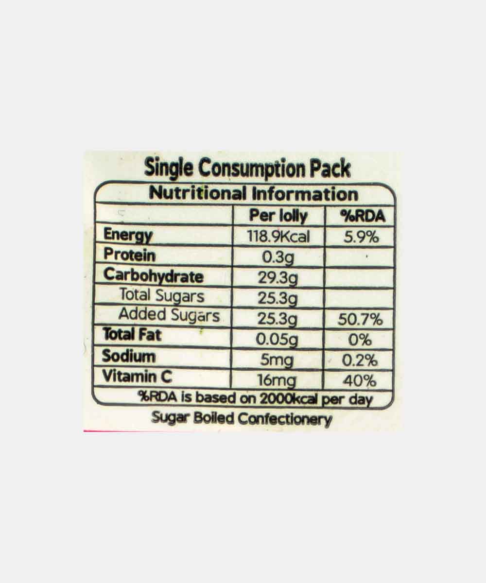 Zubi Blueberry Twist Candy Lollypop 30 Gm