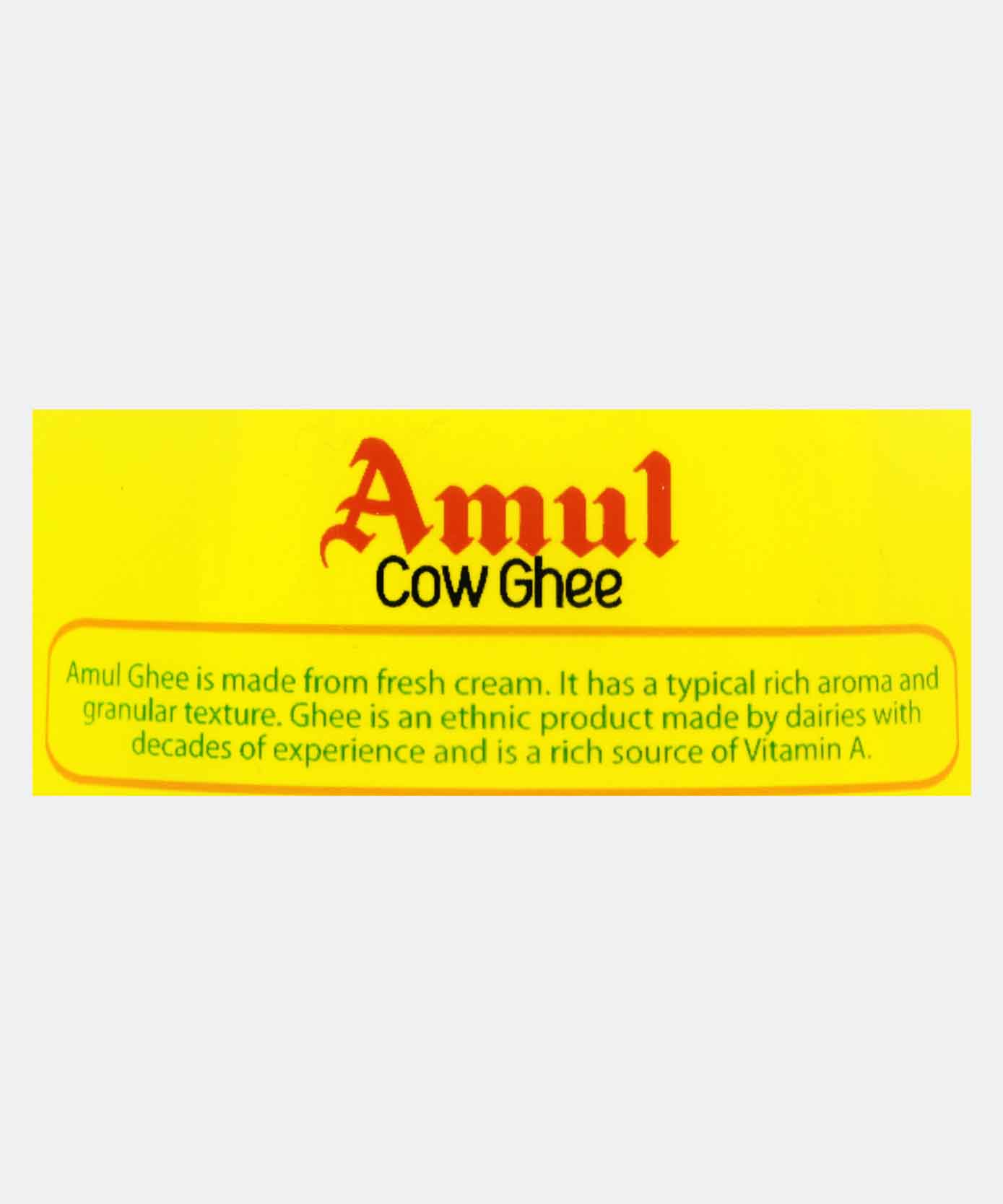 Amul Cow Ghee Pet Jar 500 Ml