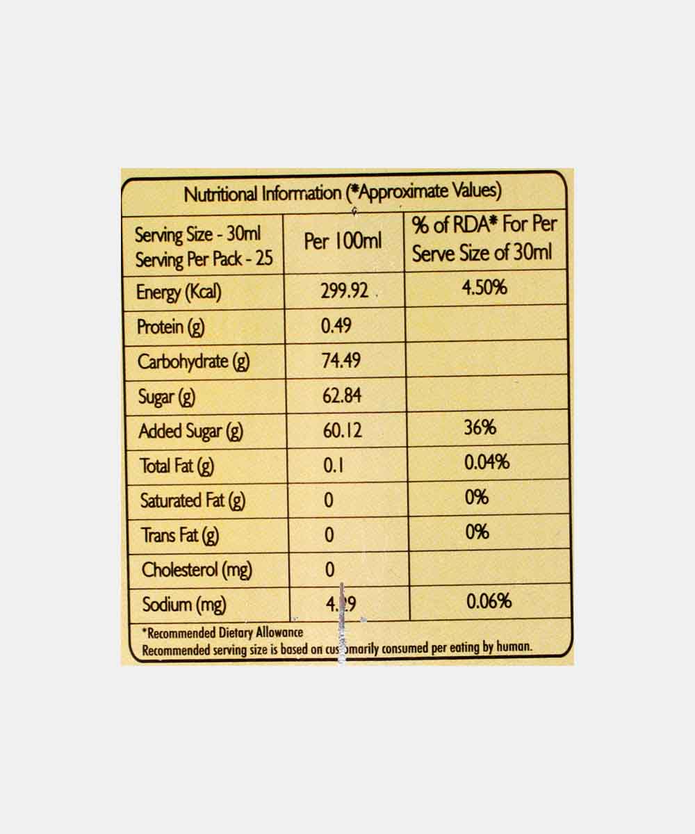Guruji Badam Kesar Syrup 750 Ml