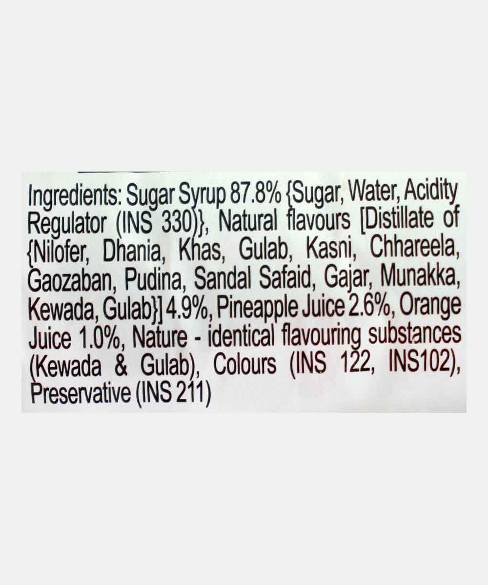 Roohafza Sharbat 750Ml