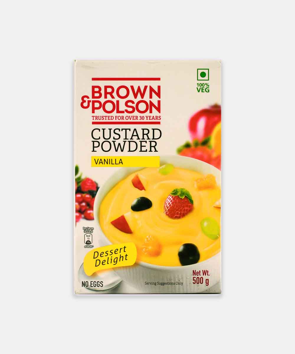 Brown & Polson Vanilla Custard Powder 500 Gm