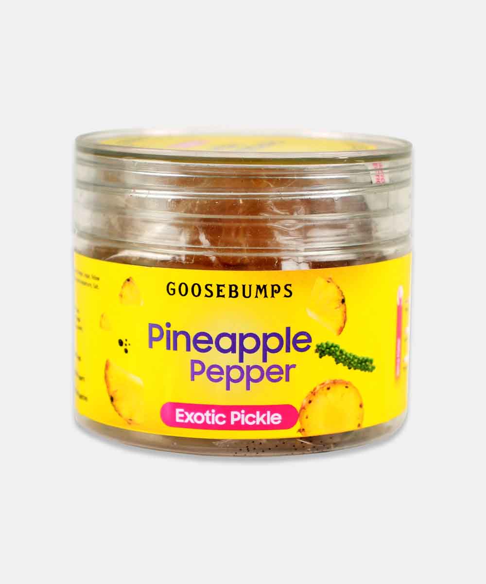 Goosebumps Pineapple Pepper Exotic Pickle 170 Gm