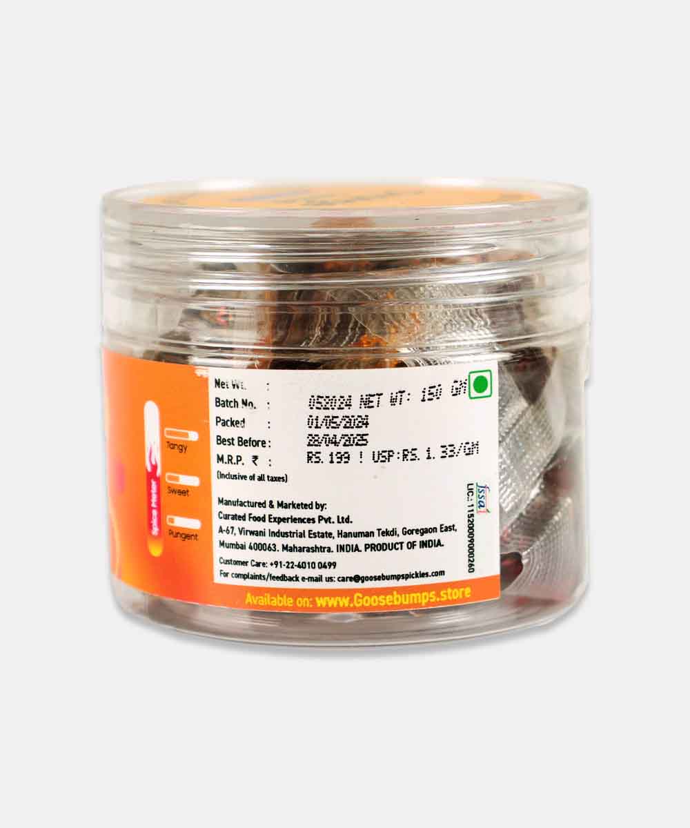 Goosebumps Orange Fennel Exotic Pickle 170 Gm