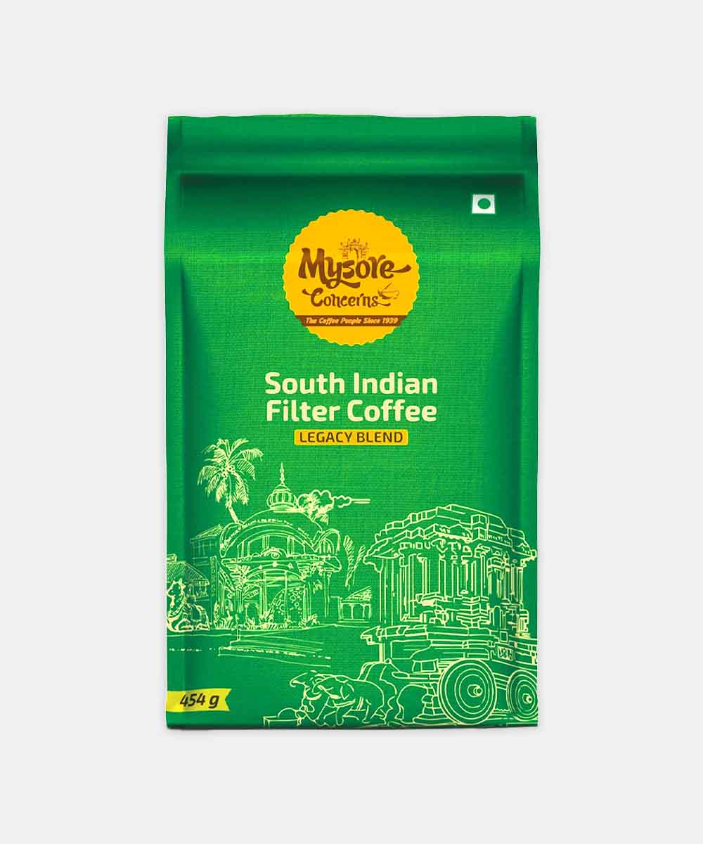 Mysore Concerns South Indian Legacy Blend Filter Coffee 454 Gm