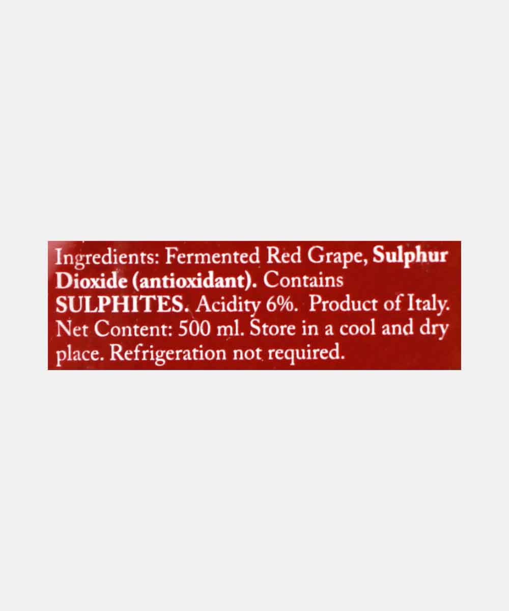 Le-Chef Red Grape Vinegar 500 Ml