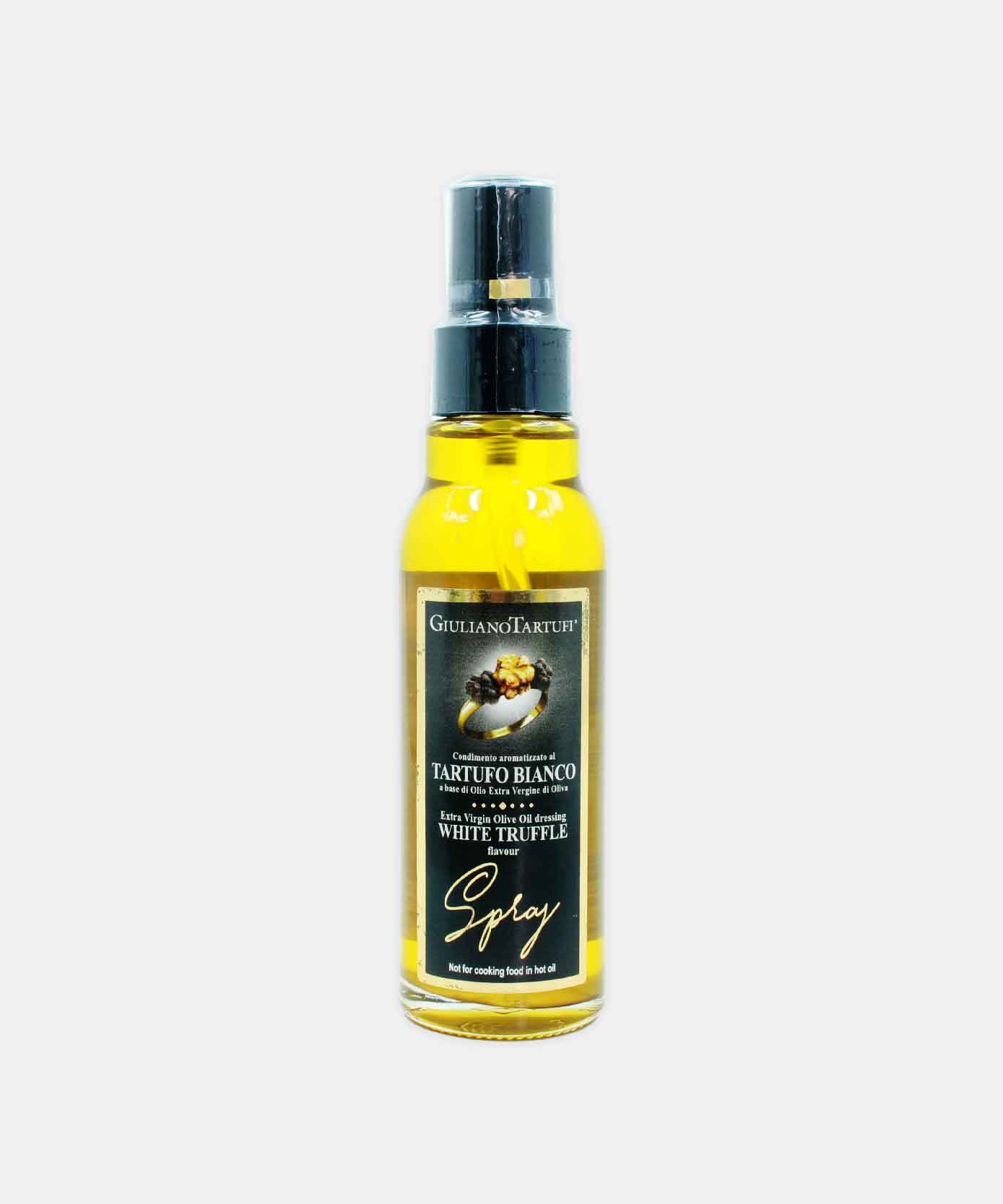 Giuliano Tartufi Extra Virgin Olive Oil Dressing White Truffle Flavour Spray 100 Ml